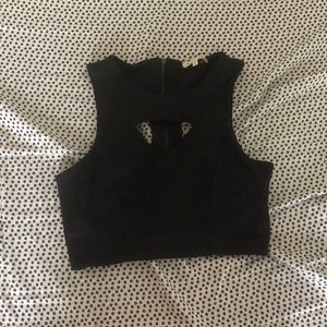 *DONATING SOON* Black Crop Top